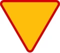 Znak A-7 ustąp pierwszeństwa
