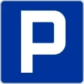 Znak D-18 parking