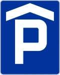 Znak D-18b parking zadaszony