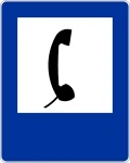Znak D-24 telefon