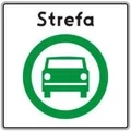 Znak D-54 strefa czystego transportu