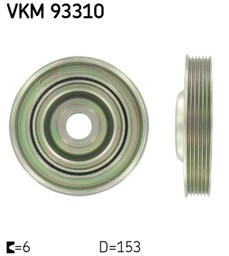 Koło pasowe, wał korbowy