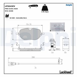 Klocki hamulcowe - komplet
