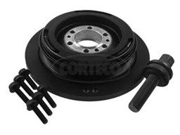 Zestaw koła pasowego, wał korbowy