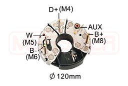Mostek prostowniczy alternatora