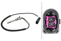 czujnik, temperatura spalin