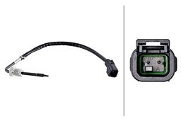 czujnik, temperatura spalin