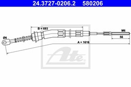 Linka hamulca ręcznego