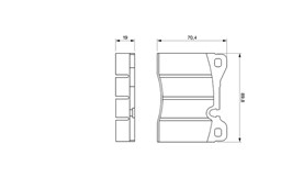 Klocki hamulcowe - komplet
