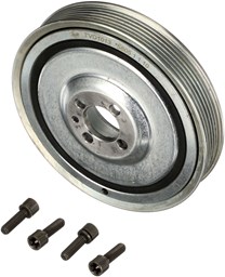 Koło pasowe, wał korbowy