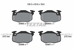 Klocki hamulcowe - komplet