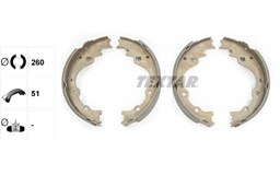 Zestaw szczęk hamulcowych