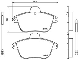 Klocki hamulcowe - komplet