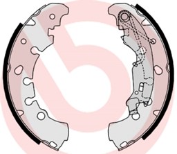 Zestaw szczęk hamulcowych