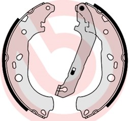 Zestaw szczęk hamulcowych