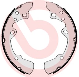 Zestaw szczęk hamulcowych