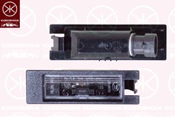 Oświetlenie tablicy rejestracyjnej