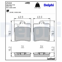 Klocki hamulcowe - komplet
