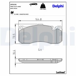 Klocki hamulcowe - komplet