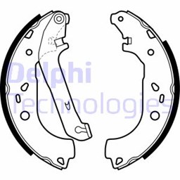 Zestaw szczęk hamulcowych