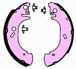 Szczęki hamulcowe - komplet