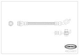 Przewód hamulcowy elastyczny