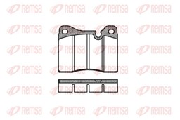 Klocki hamulcowe - komplet