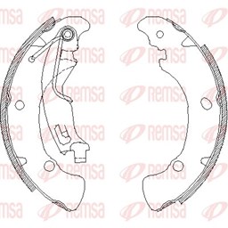 Szczęki hamulcowe - komplet