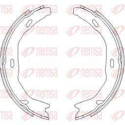 Szczęka hamulcowa, hamulec postojowy