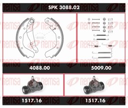 Zestaw do hamulców, hamulce bębnowe