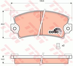 Klocki hamulcowe - komplet