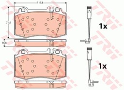 Klocki hamulcowe - komplet