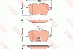 Klocki hamulcowe - komplet