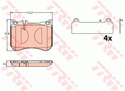 Klocki hamulcowe - komplet
