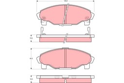 Klocki hamulcowe - komplet