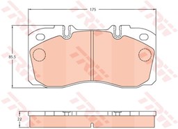 Klocki hamulcowe - komplet