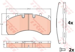Klocki hamulcowe - komplet