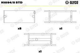Tuleja łożyska wału korbowego