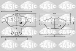 Klocki hamulcowe - komplet