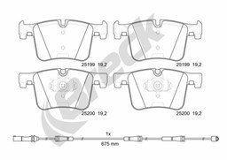Klocki hamulcowe - komplet