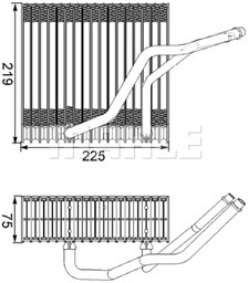 Parownik klimatyzacji