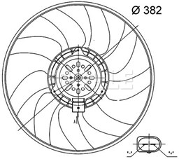 Wentylator chłodnicy silnika
