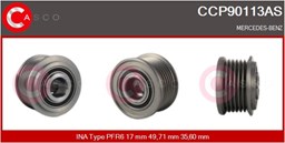 Koło pasowe alternatora