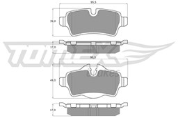 Klocki hamulcowe - komplet