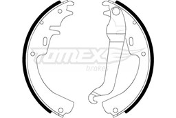 Zestaw szczęk hamulcowych