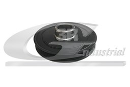 Koło pasowe, wał korbowy