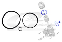 Uszczelka, filtr oleju