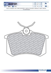 Klocki hamulcowe - komplet