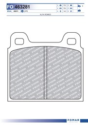 Klocki hamulcowe - komplet