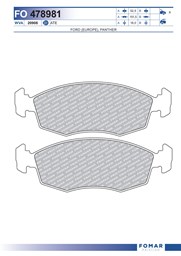 Klocki hamulcowe - komplet